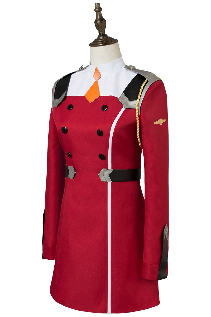 Zero Two Code:002 Uniform Dress Cosplay Costume Red