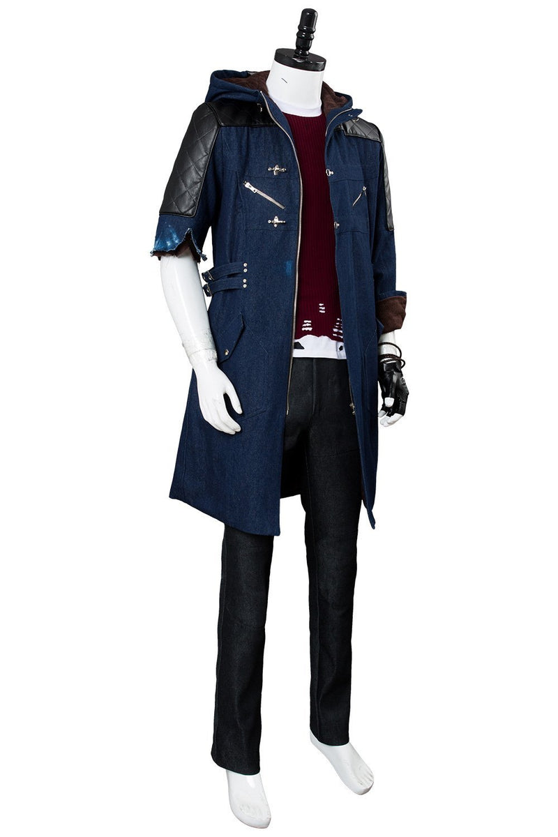 Video Game Devil May Cry 5 Nero Outfit Cosplay Costume New