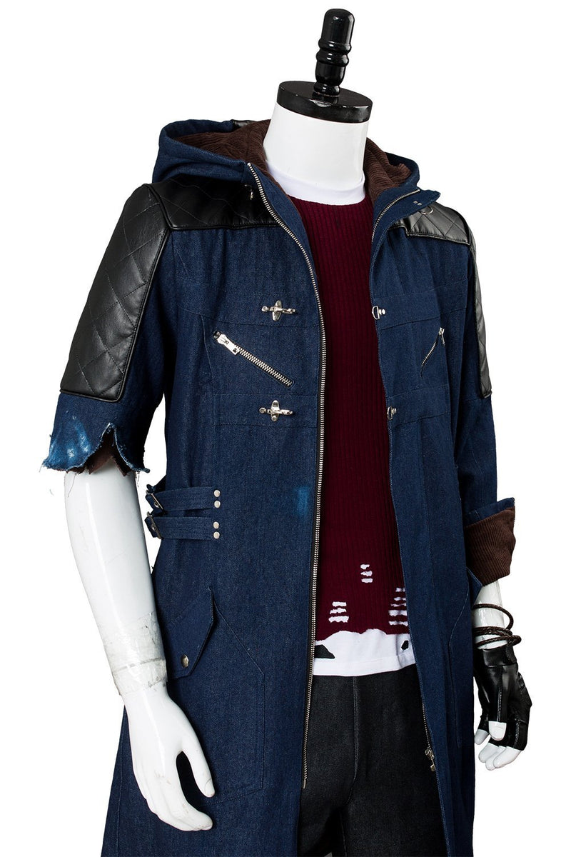 Video Game Devil May Cry 5 Nero Outfit Cosplay Costume New