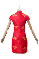 Fate Extella Link Nero Saber Cheongsam Red Dress Cosplay Costume