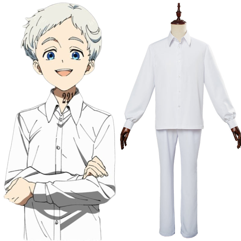 Anime The Promised Neverland Norman Ray Cosplay Costume