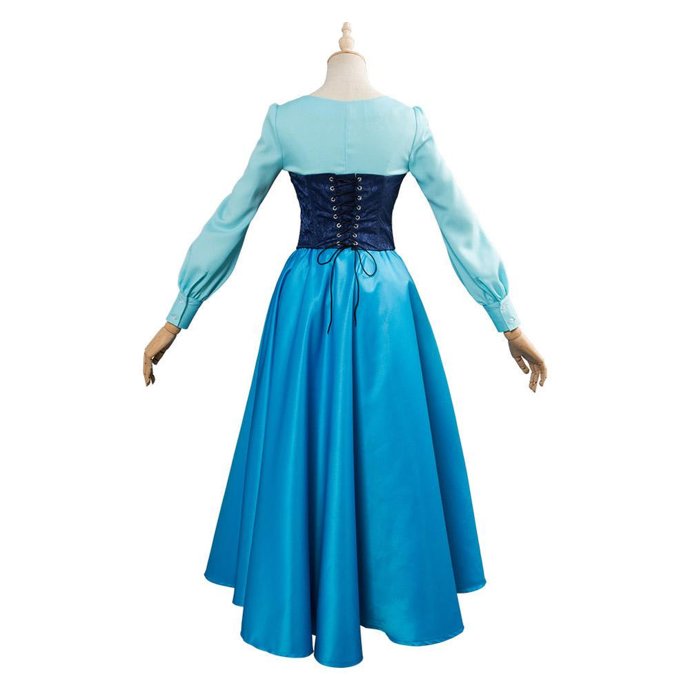 Ariel Blue Dress Cosplay Costume