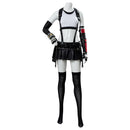 Tifa Lockhart Black And White Top Skirt Set Outfit Cosplay Costume
