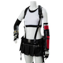 Tifa Lockhart Black And White Top Skirt Set Outfit Cosplay Costume
