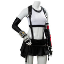 Tifa Lockhart Black And White Top Skirt Set Outfit Cosplay Costume