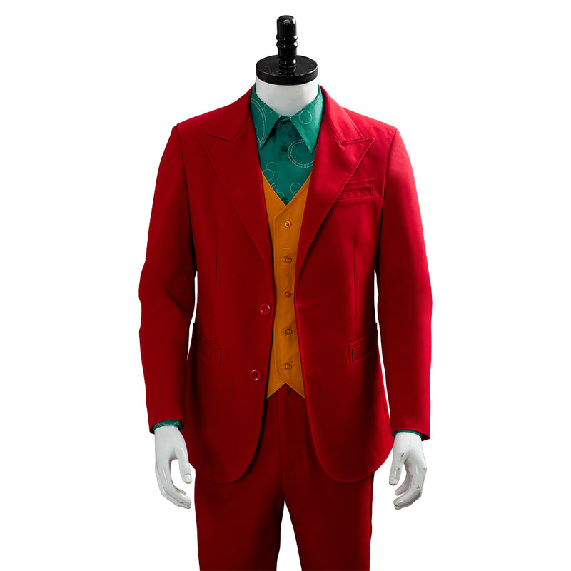 Joker Origin Romeo 2019 Film DC Joaquin Phoenix Arthur Fleck Outfit Uniform Cosplay Costume