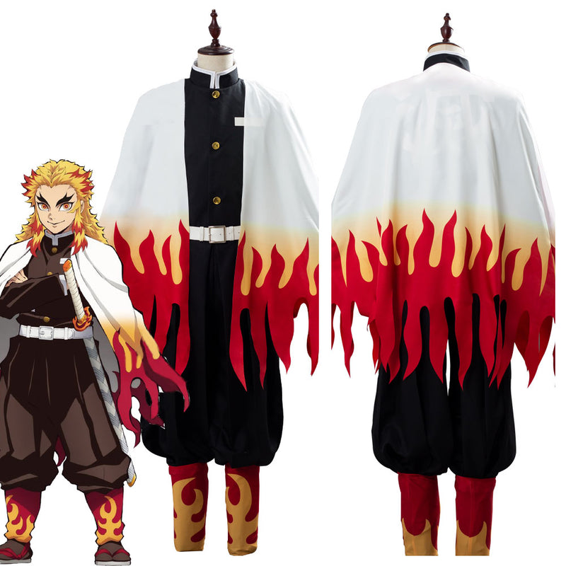 Rengoku Kyoujuro/Kyoujurou Cosplay Costume Outfit