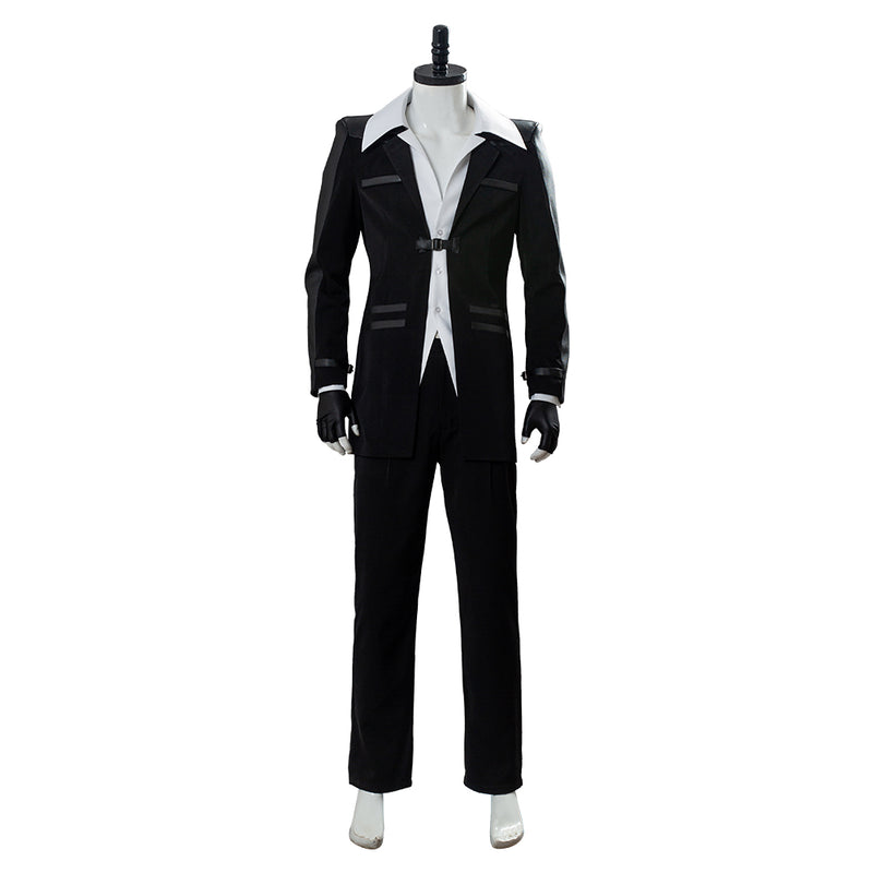 Final Fantasy 7 Remake Reno Coat Pants Outfit Halloween Carnival Suit Cosplay Costume