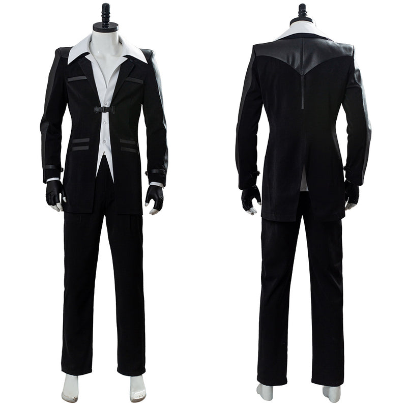 Final Fantasy 7 Remake Reno Coat Pants Outfit Halloween Carnival Suit Cosplay Costume