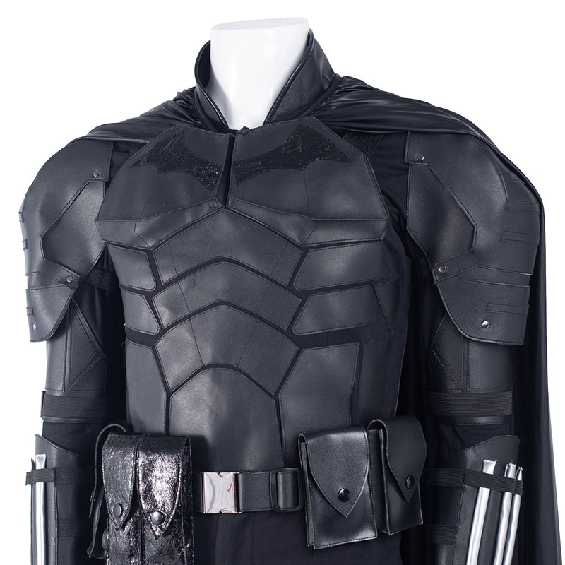 The Batman 2022-Bruce Wayne Pants Cloak Outfits Halloween Carnival Suit Cosplay Costume