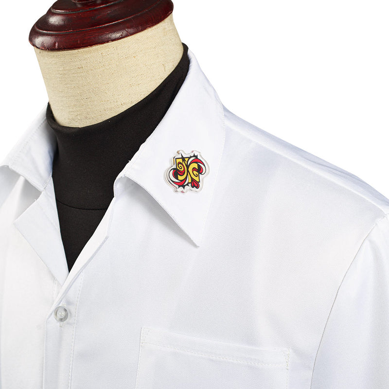 SK8 the Infinity Langa White Shirt Uniform Cosplay Costume