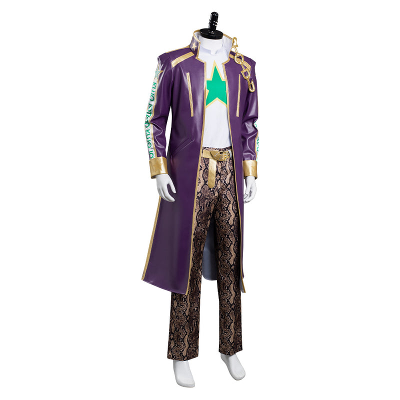 Jotaro Pants Coat Outfits Halloween Carnival Suit Cosplay Costume