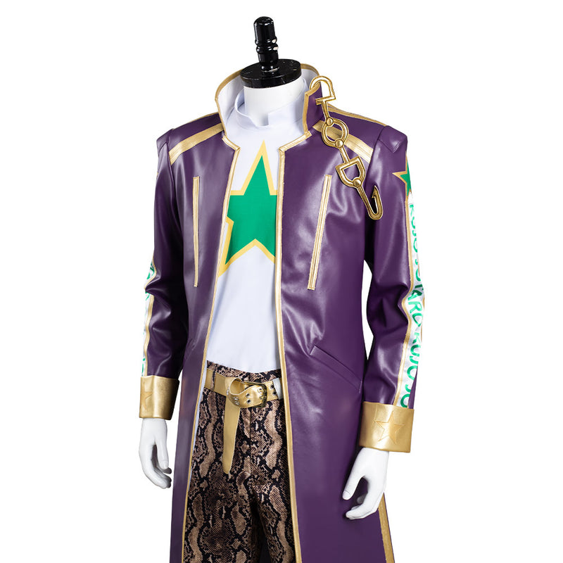 Jotaro Pants Coat Outfits Halloween Carnival Suit Cosplay Costume