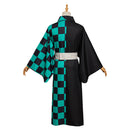Kamado Tanjirou Summer Kimono Outfits Halloween Carnival Suit