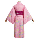 Kamado Nezuko Cosplay Costume Summer Kimono Outfits Halloween Carnival Suit