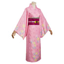 Kamado Nezuko Cosplay Costume Summer Kimono Outfits Halloween Carnival Suit