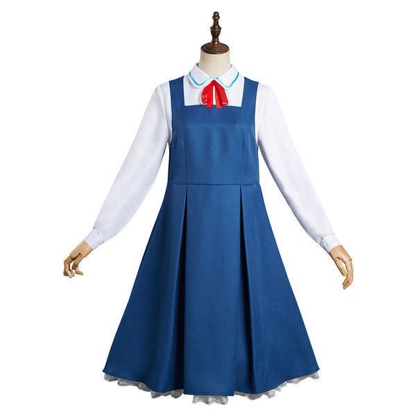 Anya Forger Cosplay Costume Blue Dress Outfits Halloween Carnival Suit For Woman