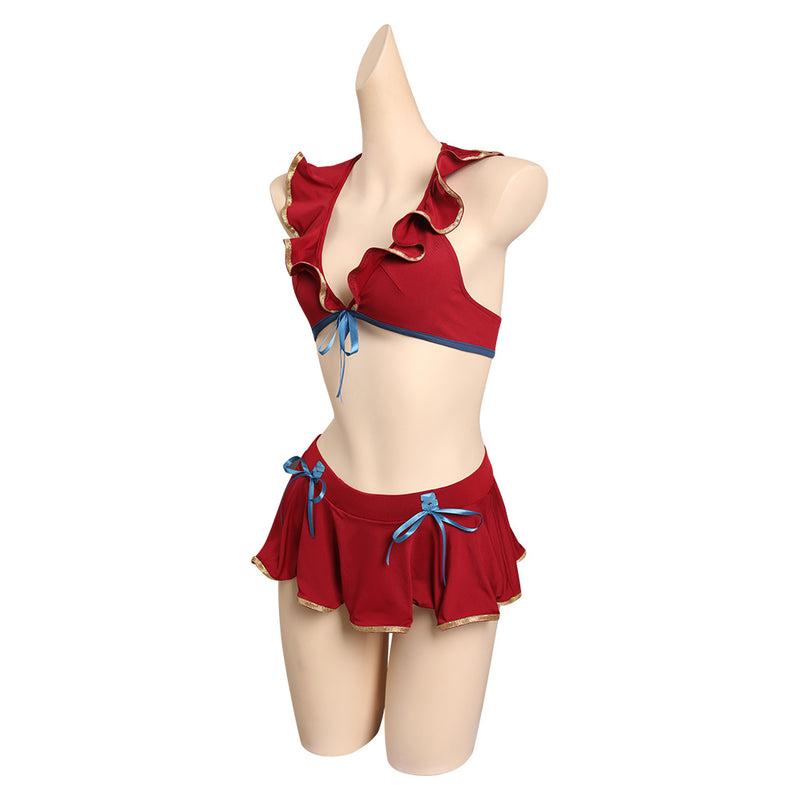 Fire Emblem Micaiah Cosplay Costume Bikini Top Skirt Swimsuit Outfits Halloween Carnival Suit