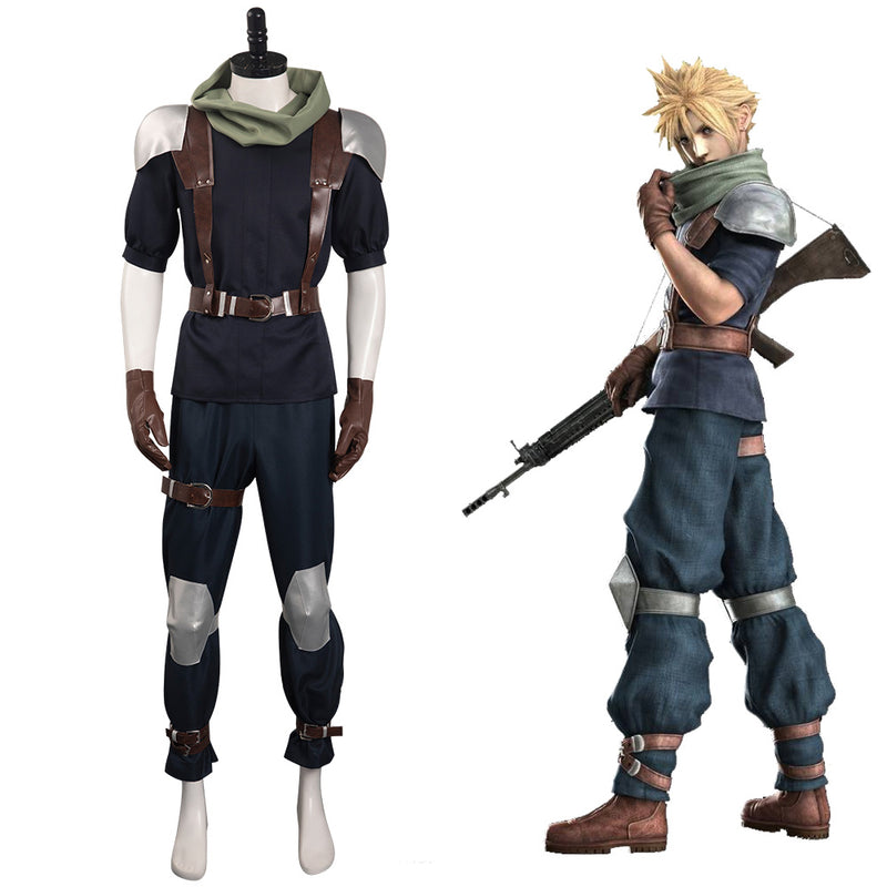 Crisis Core - Final Fantasy VII Reunion- Cloud Cosplay Costume Outfits Halloween Carnival Suit