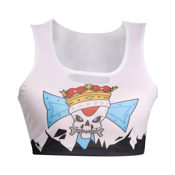 Overwatch OW- Junker Queen Cosplay Costume Vest Sleeveless Shirt  Halloween Carnival Suit