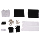 Men Black Outfits Cosplay Costume Coat Outfits Halloween Carnival Suit