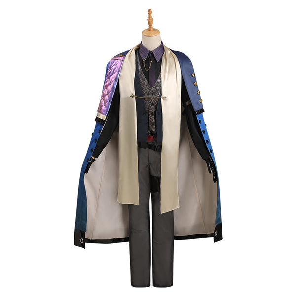 Vtuber  Akira Shikinagi Cosplay Costume Coat Outfits Halloween Carnival Suit