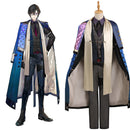 Lixinya Akira Kurusu Anime Halloween carnaval outfits party kleding Halloween cosplay kostuum set heren (L, zwart