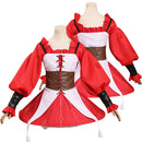 OCHACO URARAKA  Cosplay Costume Red Dress Outfits Halloween Carnival Suit