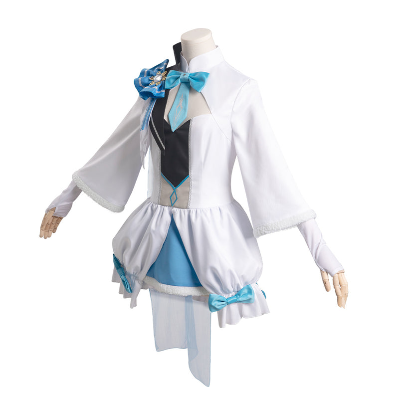 Genshin Impact Eula Original Design Cosplay Costume Dress Outfits Halloween Carnival Suit