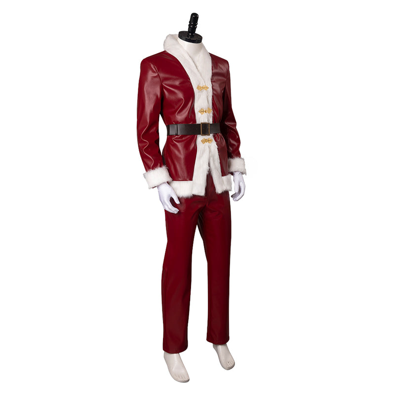 VIOLENT NIGHT Trailer - Santa Claus Cosplay Costume Hat Outfits Halloween Carnival Suit VIOLENT NIGHT Trailer - Santa Claus Cosplay Costume Hat Outfits Halloween Carnival Suit