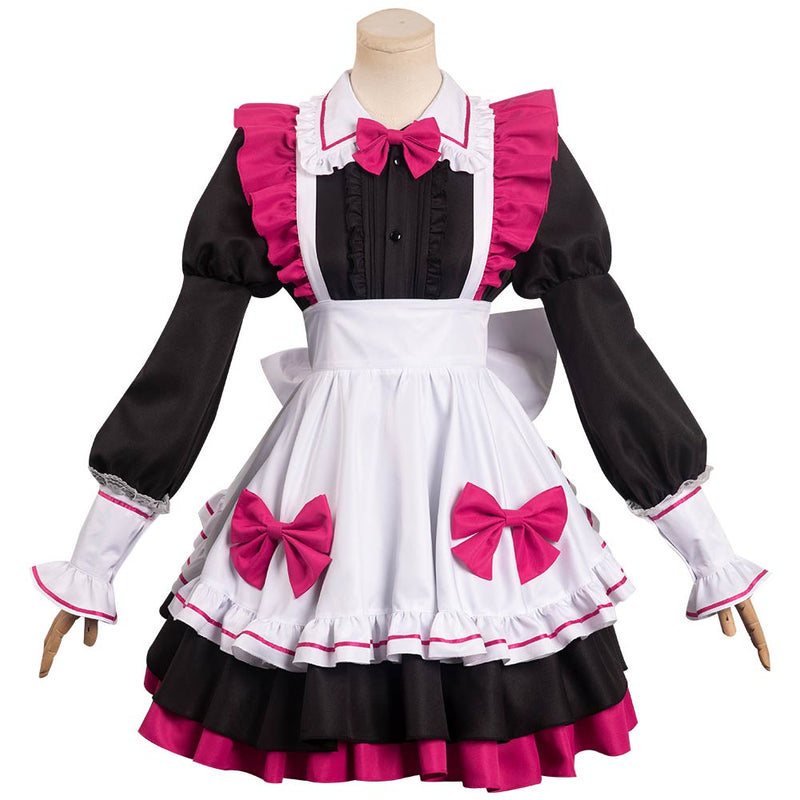 OSHI NO KO Hoshino Rubii Maid Dress Outfits Halloween Carnival Cosplay Costume