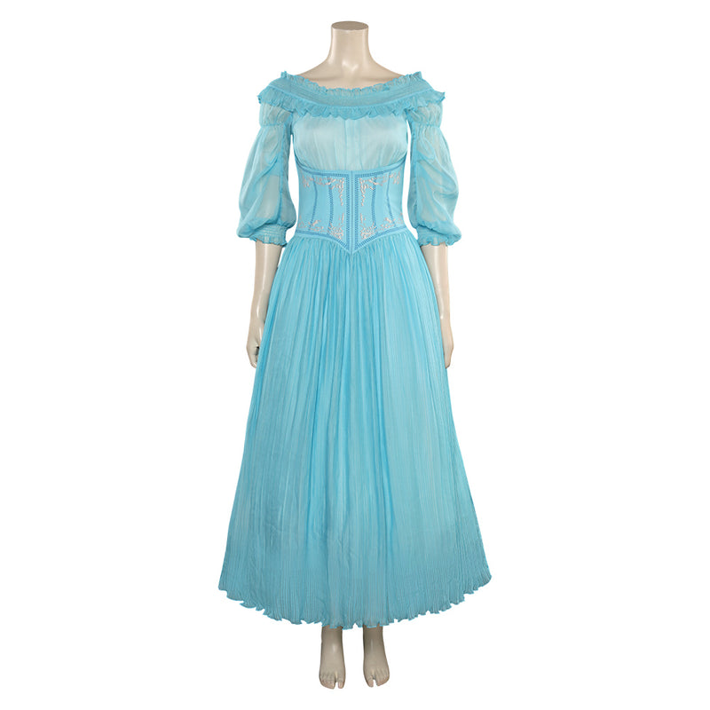 Ariel Blue Dress Outfits Halloween Carnival Party Cosplay Costume
