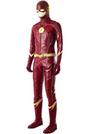 The Flash Season 4 Barry Allen Flash Outfit jumpsuit uniform Cosplay Costume+shoes whole set