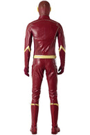 The Flash Season 4 Barry Allen Flash Outfit jumpsuit uniform Cosplay Costume+shoes whole set