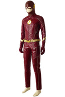 The Flash Season 4 Barry Allen Flash Outfit jumpsuit uniform Cosplay Costume+shoes whole set