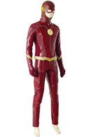 The Flash Season 4 Barry Allen Flash Outfit jumpsuit uniform Cosplay Costume+shoes whole set