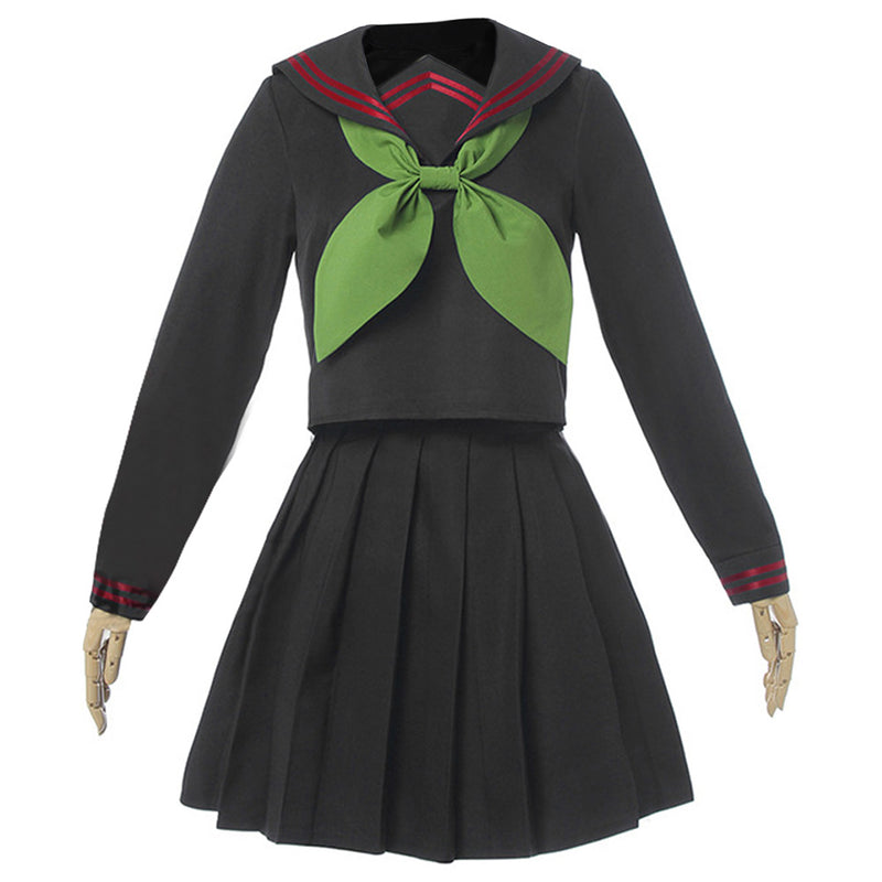 Nezuko Kamado Sailor Uniform Female Girls Cosplay Costume