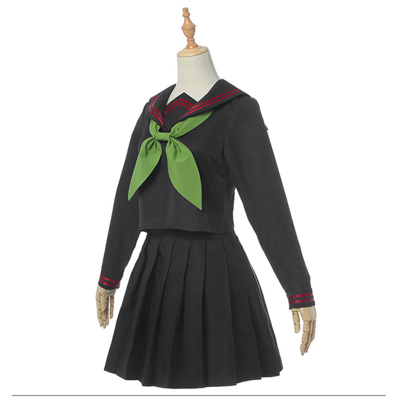 Nezuko Kamado Sailor Uniform Female Girls Cosplay Costume