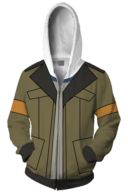 Voltron:Legendary Defender Hoodie Lance 3D Zip Up Sweatshirt Unisex
