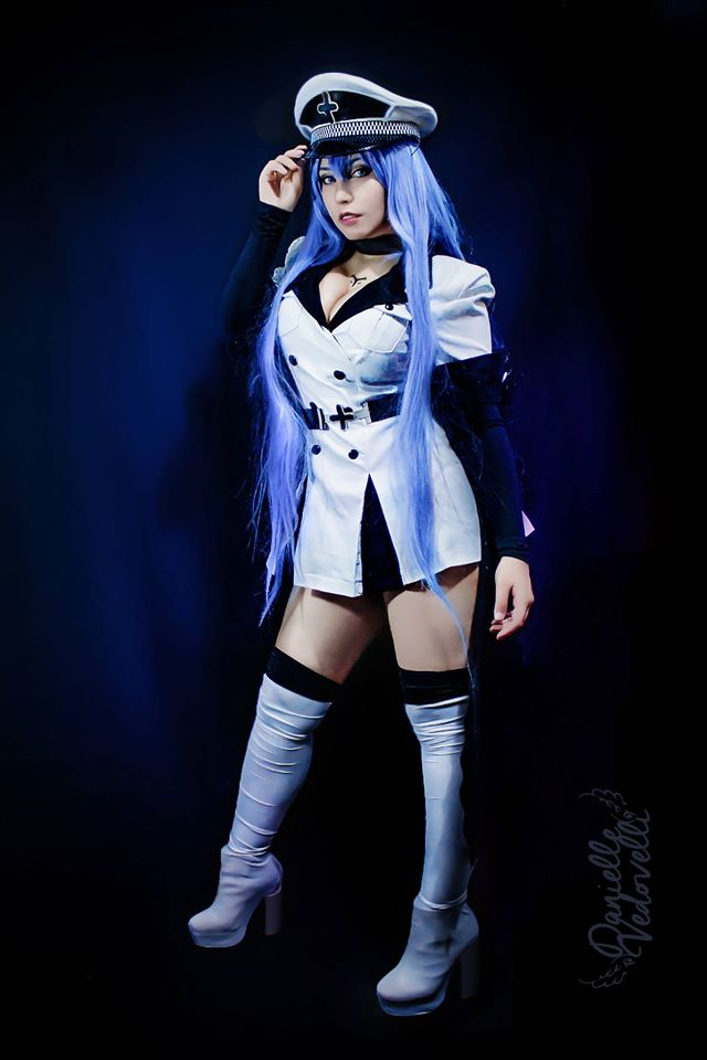 Akame ga KILL! Esdeath Empire General Apparel Uniform Outfit Full Set Cosplay Costume