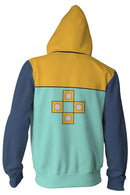 Hoodie Grizzly's Sin of Sloth King 3D Zip Up Sweatshirt Unisex