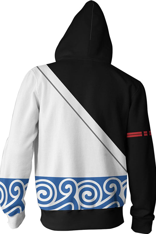 Sakata Gintoki Hoodie 3D Zip Up Sweatshirt Unisex