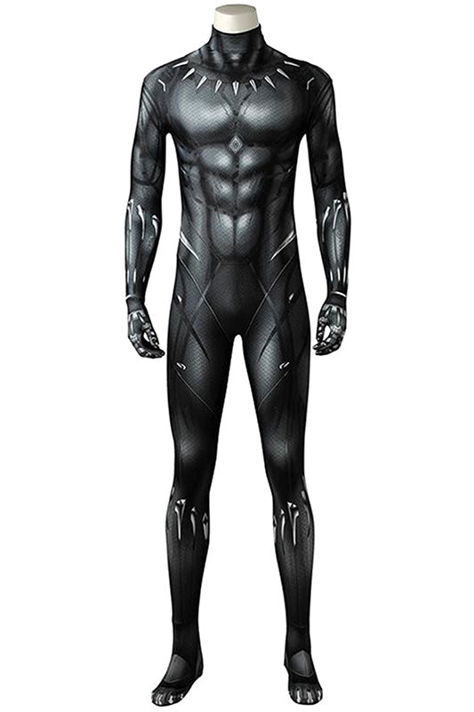 Black Panther T‘Challa Outfit Jumpsuit 3D Printed Cosplay Costume