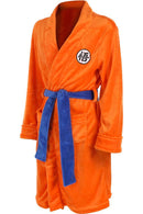 Mens Bathrobe Outfit Pattern Plush Robe For Adults Orange