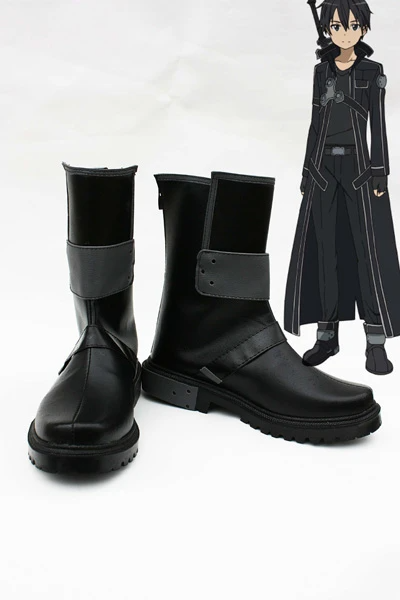 Kazuto Kirigaya Cosplay Shoes Boots Custom Made
