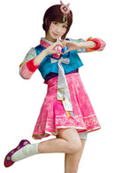 Overwatch OW DVA Hana Song Korean traditional cosplay costume