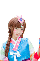 Overwatch OW DVA Hana Song Korean traditional cosplay costume