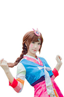 Overwatch OW DVA Hana Song Korean traditional cosplay costume