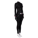 Women Black W Jumpsuit Outfits Halloween Cosplay Costume