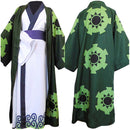 Wano Country Arc Roronoa Zoro Cosplay Costume Kimono Robe Outfits